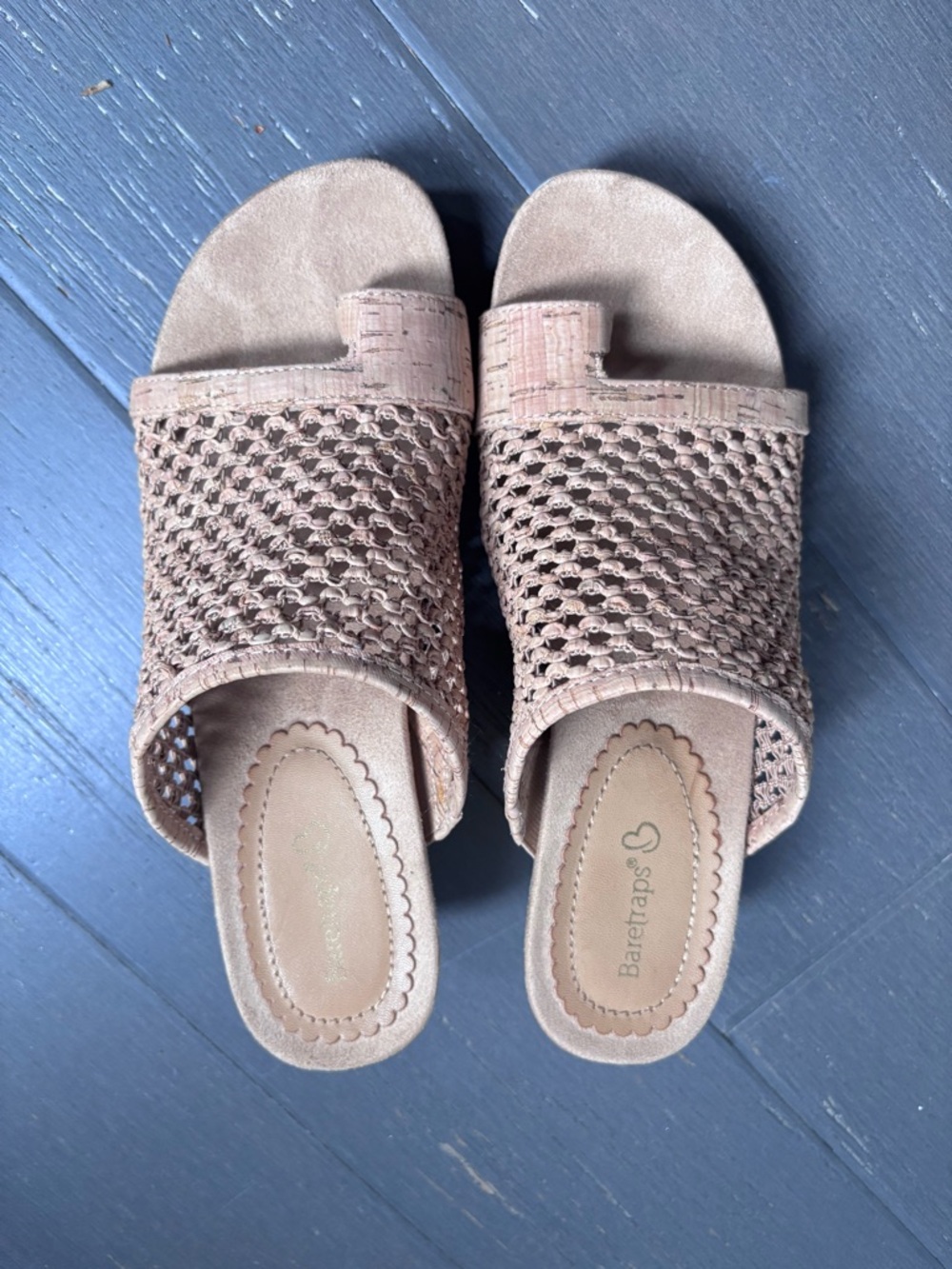 Baretraps Women's Tan  Slide Sandals